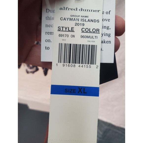 Ladies Alfred Dunner 3/4 Sleeve Shirt, Size XL - Picture 3 of 3